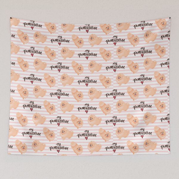 Item preview, Pomeranian Dog Pattern designed and sold by givemedogs.