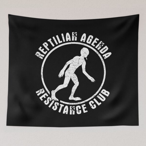 Item preview, Reptilian Agenda Resistance Lizard People Conspiracy Theory design designed and sold by jakehughes2015.