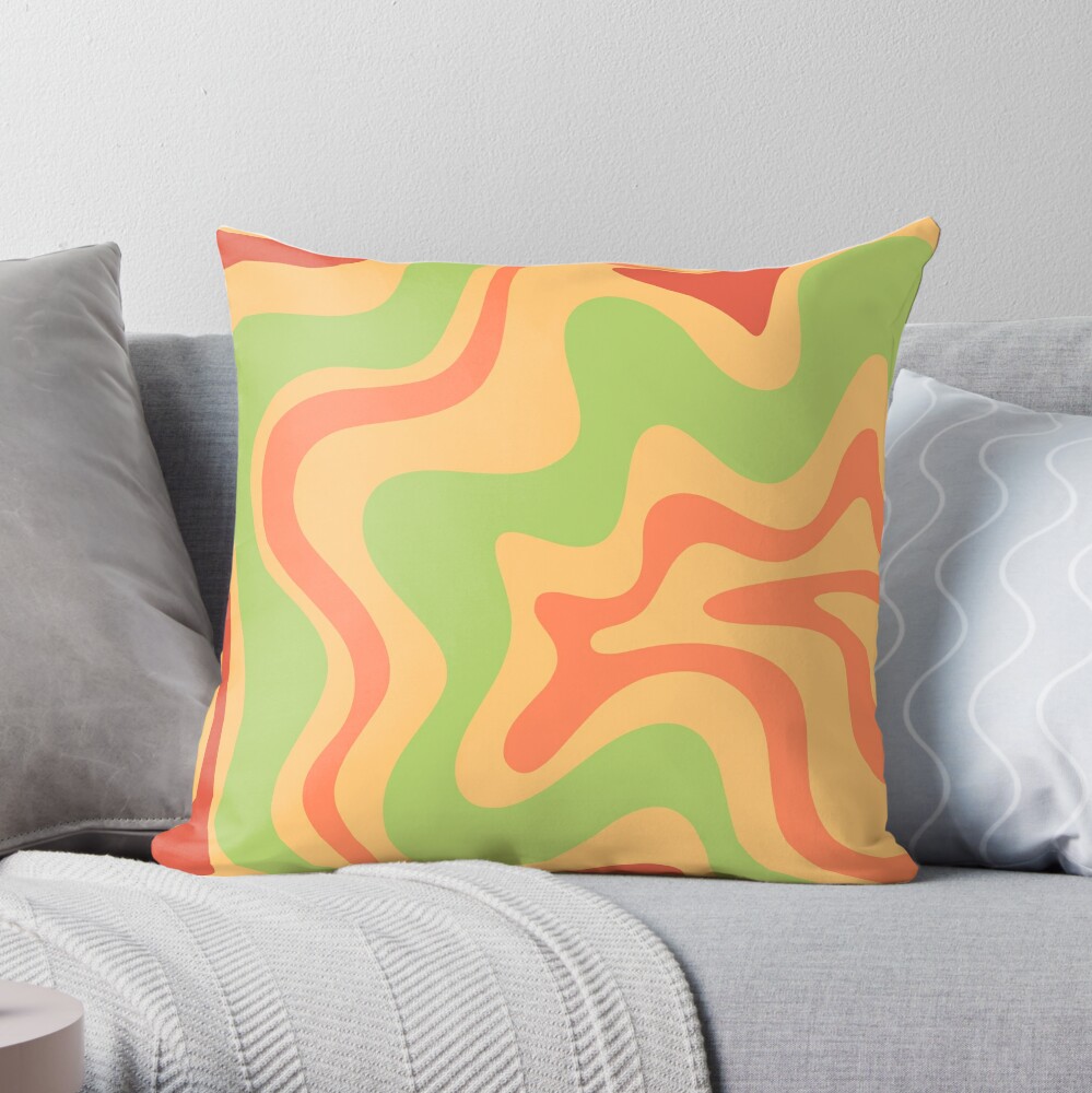 Plane Air Rainbow - Throw Pillow