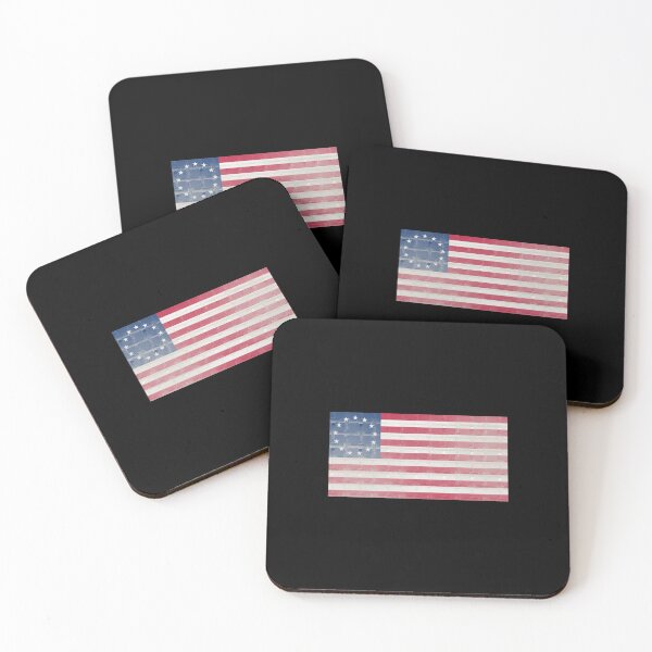 Item preview, Fenced Wall Betsy Ross Flag design designed and sold by NoveltyMerch.