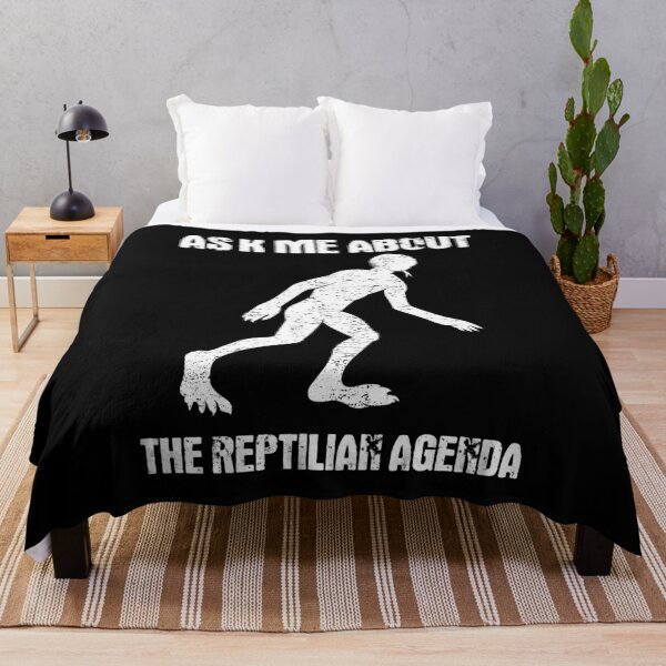 Item preview, Ask Me About The Reptilian Agenda Conspiracy Theory design designed and sold by jakehughes2015.