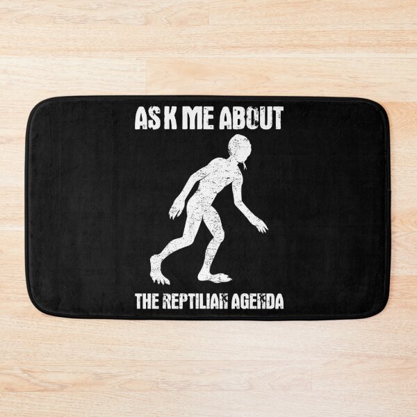Item preview, Ask Me About The Reptilian Agenda Conspiracy Theory design designed and sold by jakehughes2015.