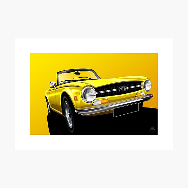 Poster artwork - Triumph TR6 Photographic Print