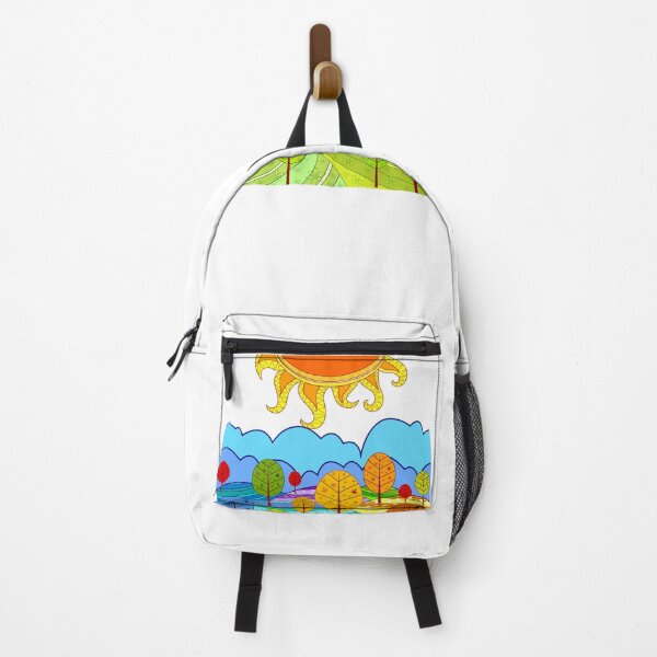 Item preview, Autumn Fall Leaves Trees Hills Colourful Design designed and sold by theworld2021.