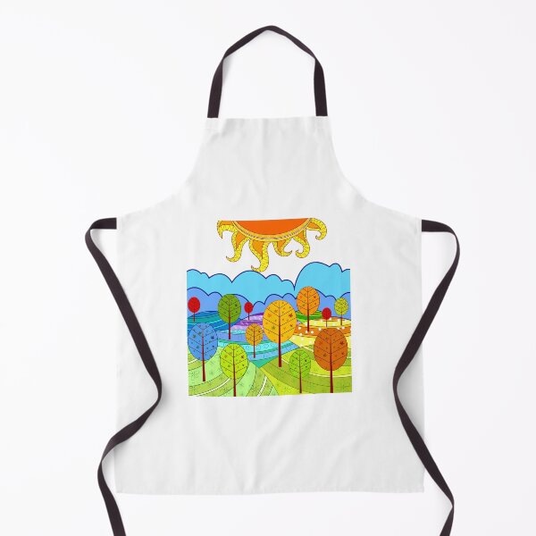 Item preview, Autumn Fall Leaves Trees Hills Colourful Design  designed and sold by theworld2021.