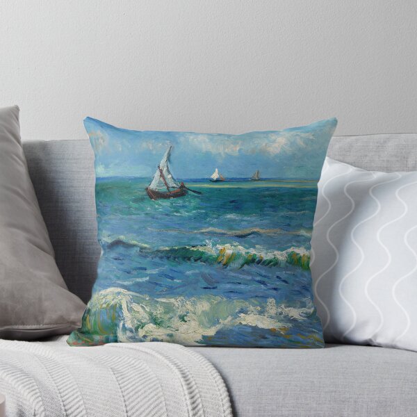 Aperçu de l'œuvre Paysage marin près des Saintes - Vincent van Gogh créée et vendue par maryedenoa.