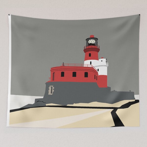 Item preview, The Longstone Lighthouse and the moon designed and sold by BrenRomans.