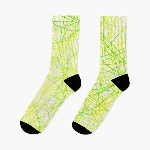 Item preview, Lime Green and Yellow Modern Lines designed and sold by ToriaScarlett.
