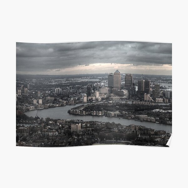 Canary Wharf, London Poster