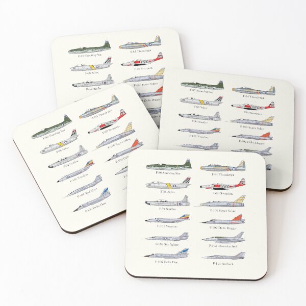 Item preview, USAF Classic Jet Fighters designed and sold by rogue-design.