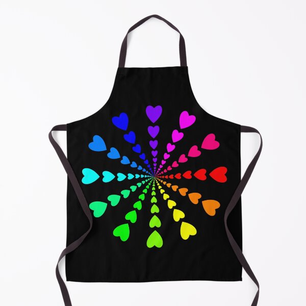 Item preview, Rainbow colored hearts designed and sold by colorsofcherry.