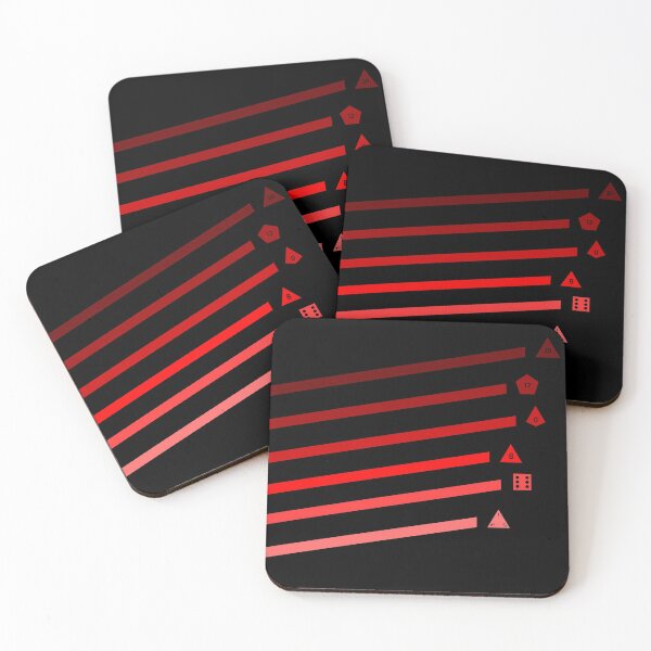 Item preview, Red Streaking Dice designed and sold by clarkstpress.