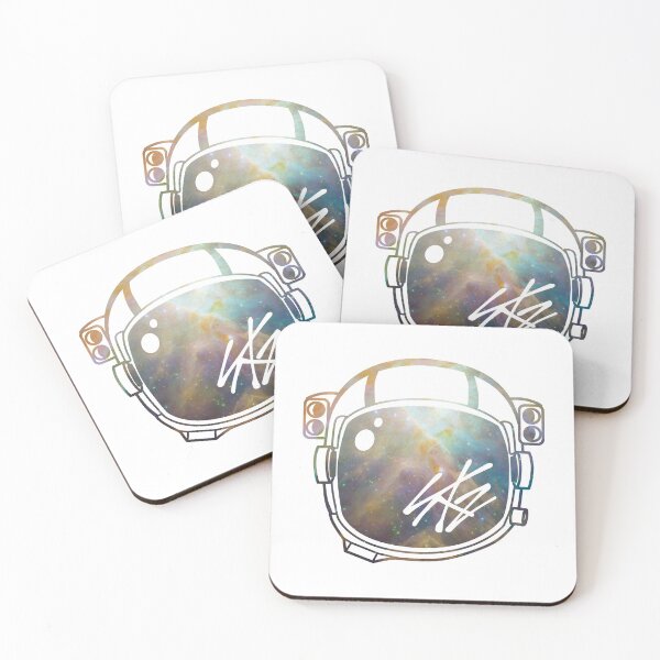 Item preview, Stray Kids ASTRONAUT Logo Space Galaxy Blue Pink Purple CUTE designed and sold by SugarSaint.