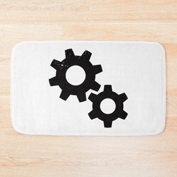 Item preview, Gears or settings symbol icon cute distressed designed and sold by PsychicCatStore.