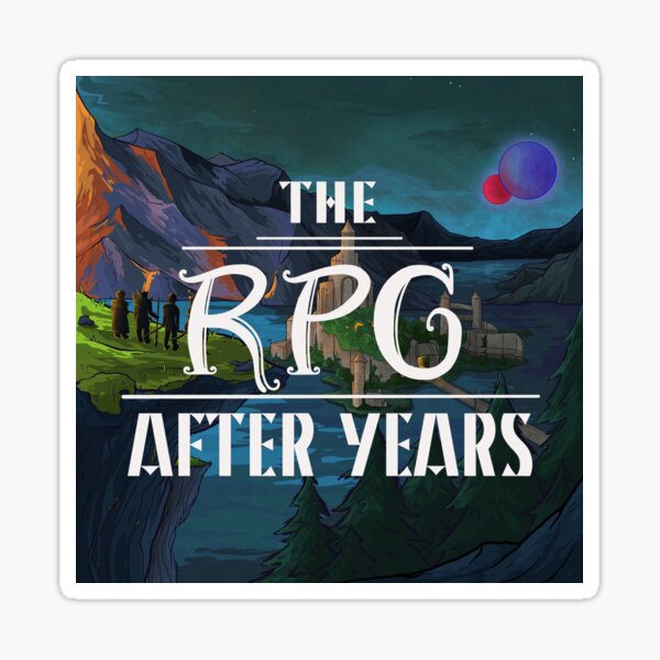 RPG After Years Album Art (logo centered) Sticker
