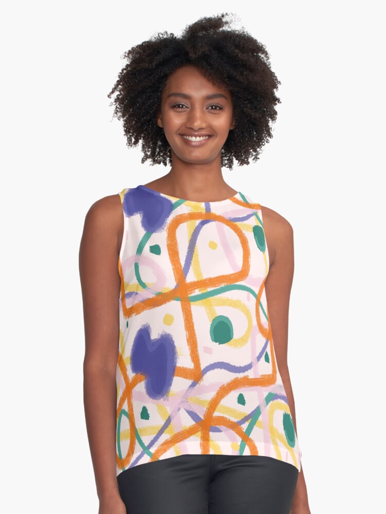 Item preview, Sleeveless Top designed and sold by zenavi.