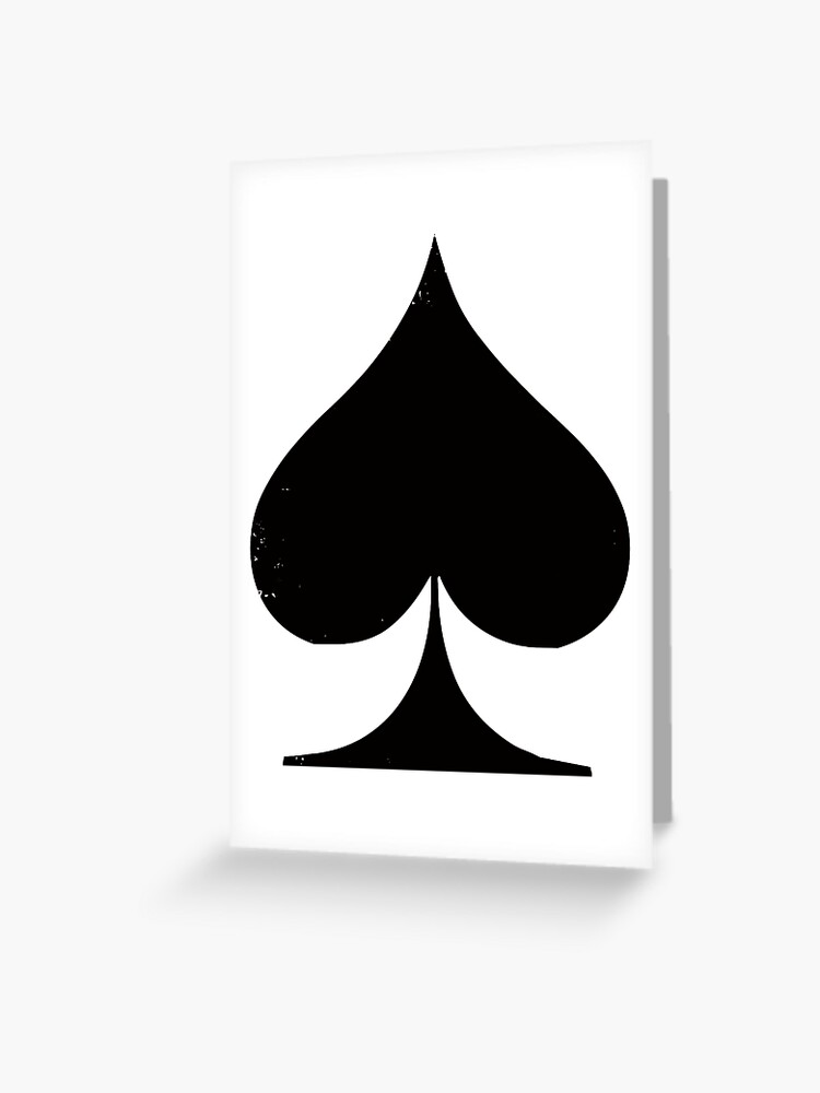 Ace of Spades Symbol Sticker for Sale by iiiidesign