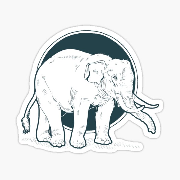 Item preview, Save The Elephants - Sumatran Elephant (no words) designed and sold by comfykindness.