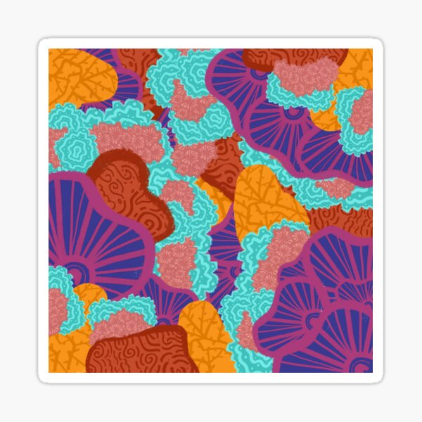 Wild Corals Sticker
