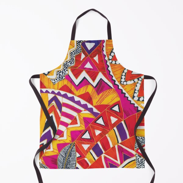 Item preview, African Geometric Abstract Inspired Batik designed and sold by Leslie Rogers Todder.