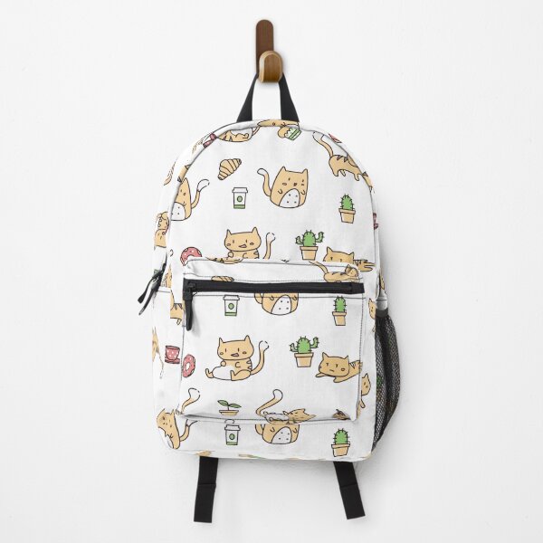 Item preview, Cats and food pattern designed and sold by Jillian Lee.