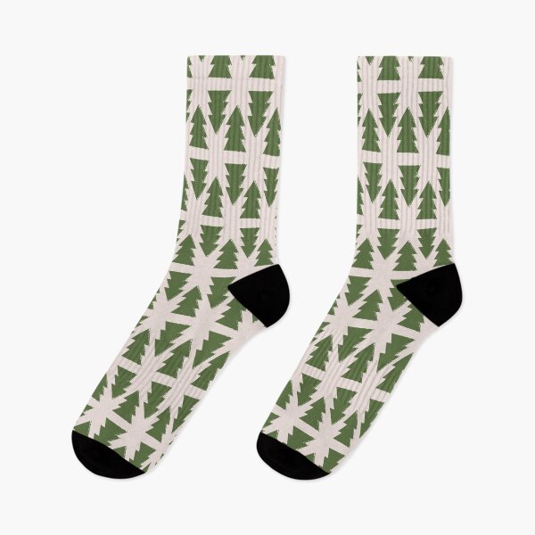 Item preview, rows of christmas trees pattern designed and sold by rysunki-malunki.