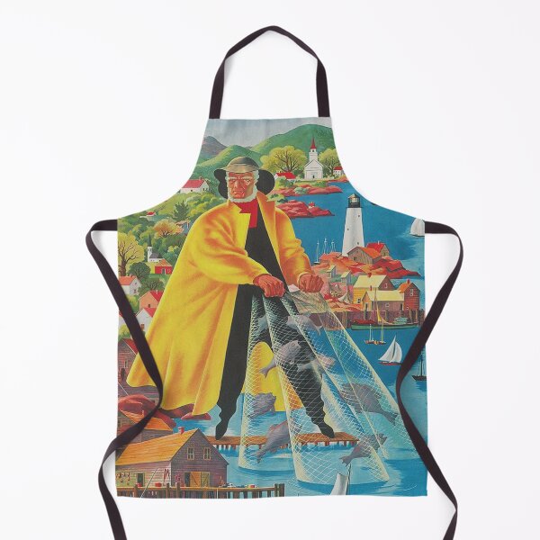 Artikelvorschau, New England Retro Vintage Travel Poster entworfen und verkauft von vintagevivian.