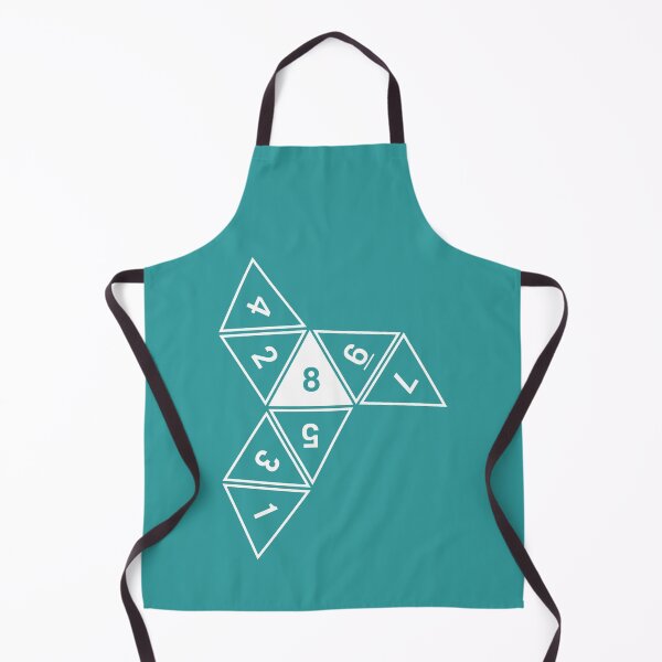Item preview, Teal Unrolled D8 designed and sold by clarkstpress.