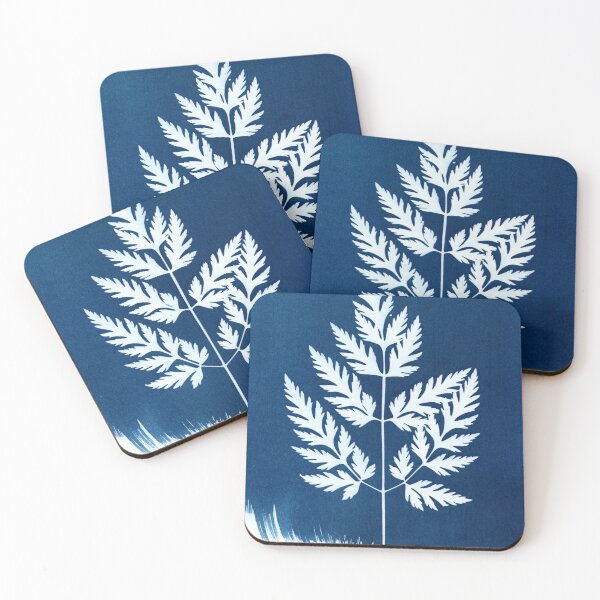 Item preview, Botanical blue floral vintage style handmade print_21 designed and sold by KasparekFineArt.