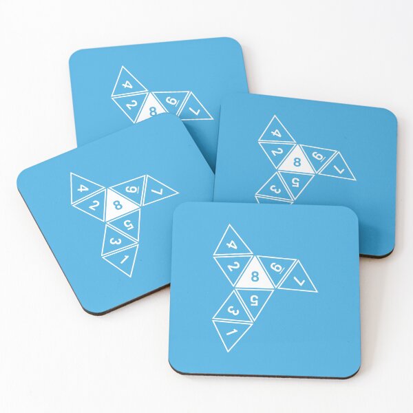 Item preview, Blue Unrolled D8 designed and sold by clarkstpress.