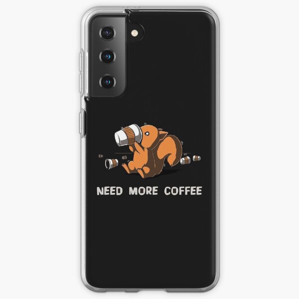 Coffee Addict Squirrel. Samsung Galaxy Soft Case