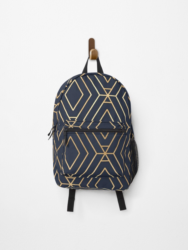 Navy and hot sale gold backpack