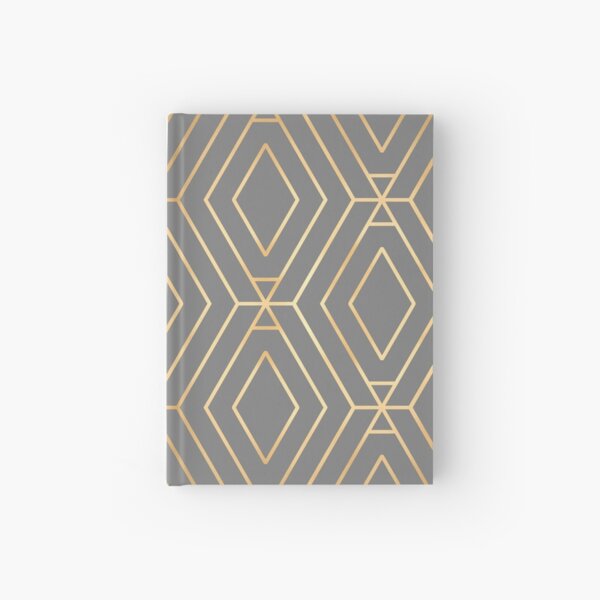 Item preview, Grey & Gold Diamond Geometric designed and sold by Blue-Banana.