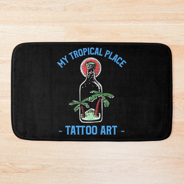 Item preview, Tattoo Art - Tropical Place designed and sold by TeeZoneZtore.