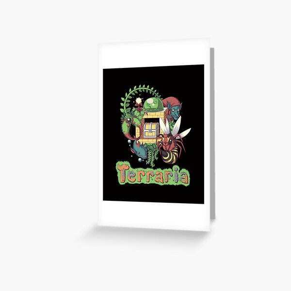 Terraria Greeting Cards Redbubble - roblox deathrun corrupted jungle