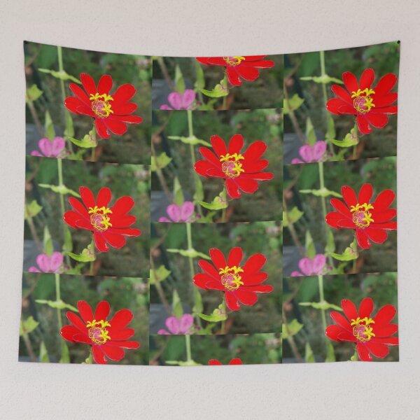 Item preview, Red flower, bloom, garden designed and sold by Sternchen2789.