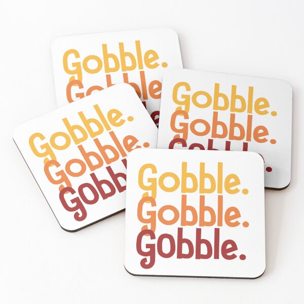 Item preview, Gobble Gobble Gobble Thanksgiving Autumn Holidayy  designed and sold by andr0narak.