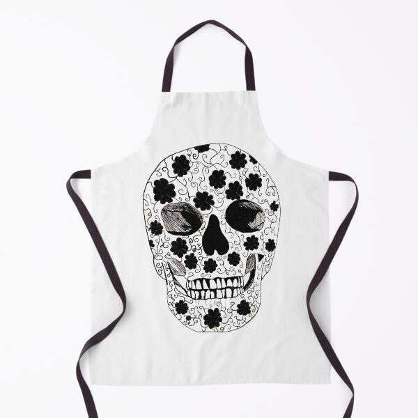 Item preview, Skull with four leaflets designed and sold by EleonorArte.