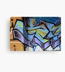 Graffiti close up - Canvas Print