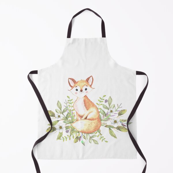 Item preview, Little fox among flowers and leaves designed and sold by latiendadearyam.
