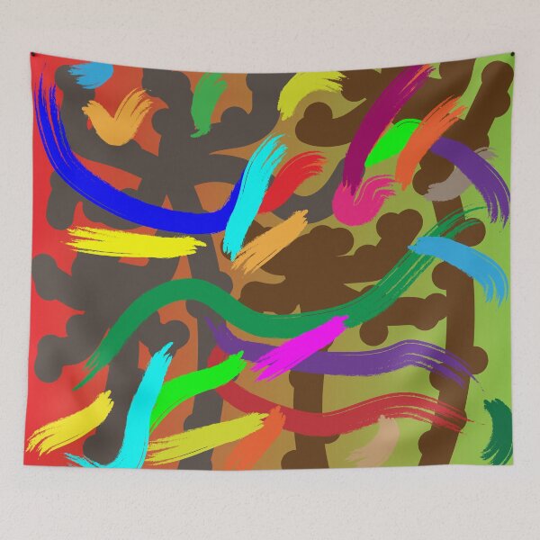 Item preview, Colorful Paint Brush Strokes designed and sold by Dream Wear.