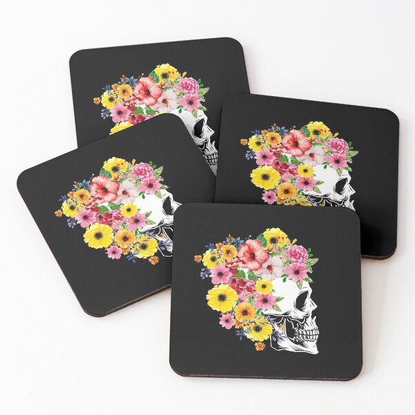 Item preview, Skull With Flowers On Head designed and sold by CDSDesign.