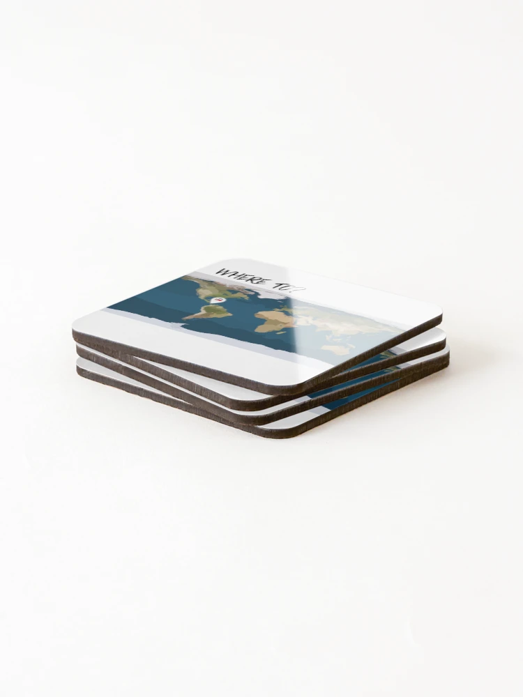 Thumbnail 4 of 5, Coasters (Set of 4), Where To? Costa Rica! designed and sold by JungleJava.