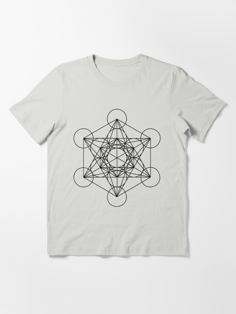Alternate view of Metatron's Cube - Sacred Geometry Essential T-Shirt