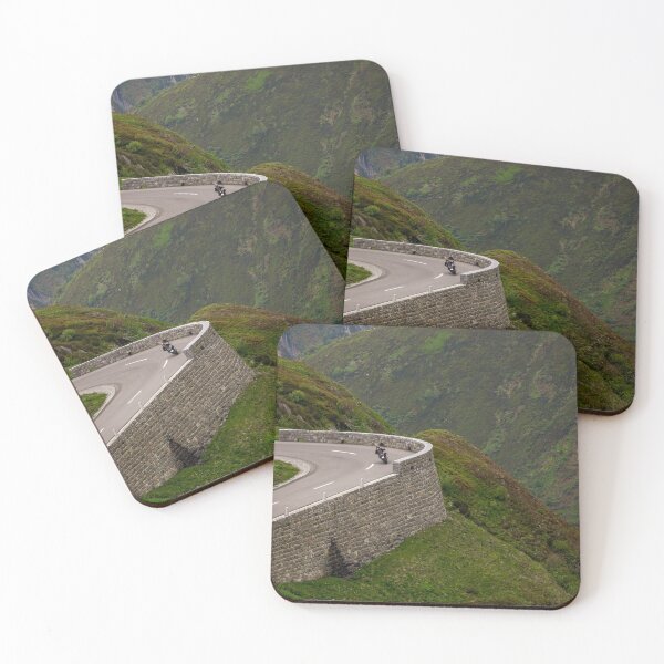 Item preview, Biker Riding a Mountain Pass designed and sold by Chris Bingham.