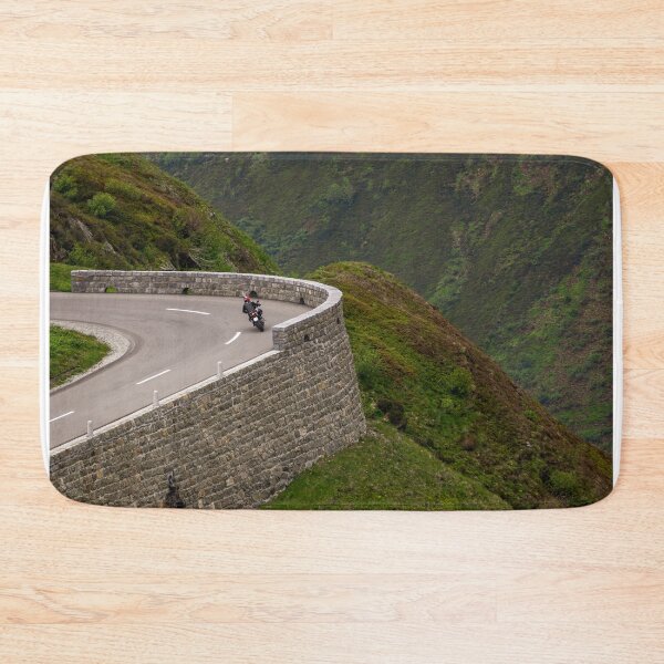 Item preview, Biker Riding a Mountain Pass designed and sold by Chris Bingham.
