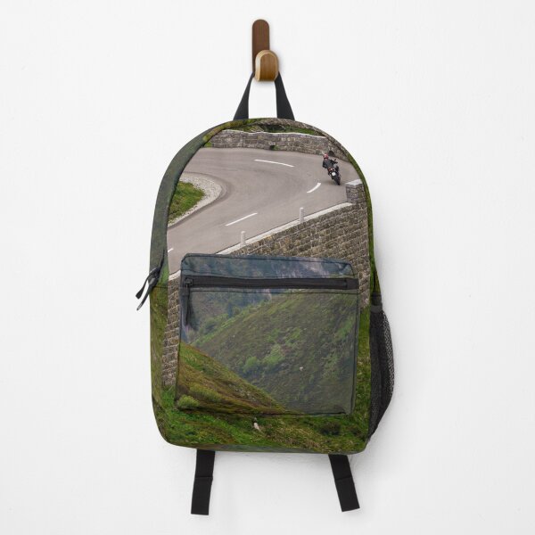Item preview, Biker Riding a Mountain Pass designed and sold by Chris Bingham.