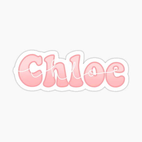 Premade Name Logo (Chloe) - TikTok Custom Name Logo - Digital File Instant  Download