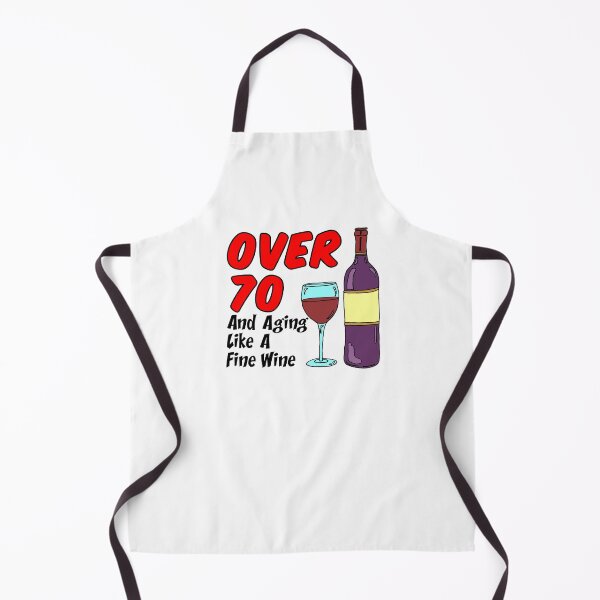 Item preview, Over 70 Aging Like Wine Cartoon designed and sold by jaycartoonist.