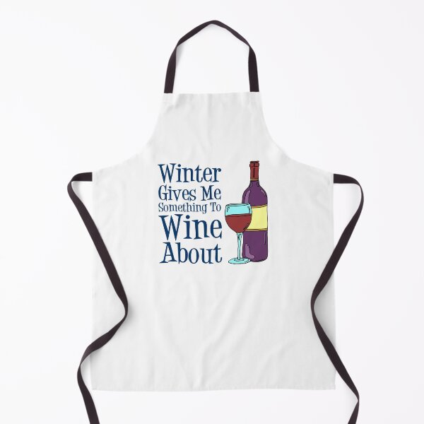 Item preview, Winter Gives Me Something To Wine About Cartoon designed and sold by jaycartoonist.